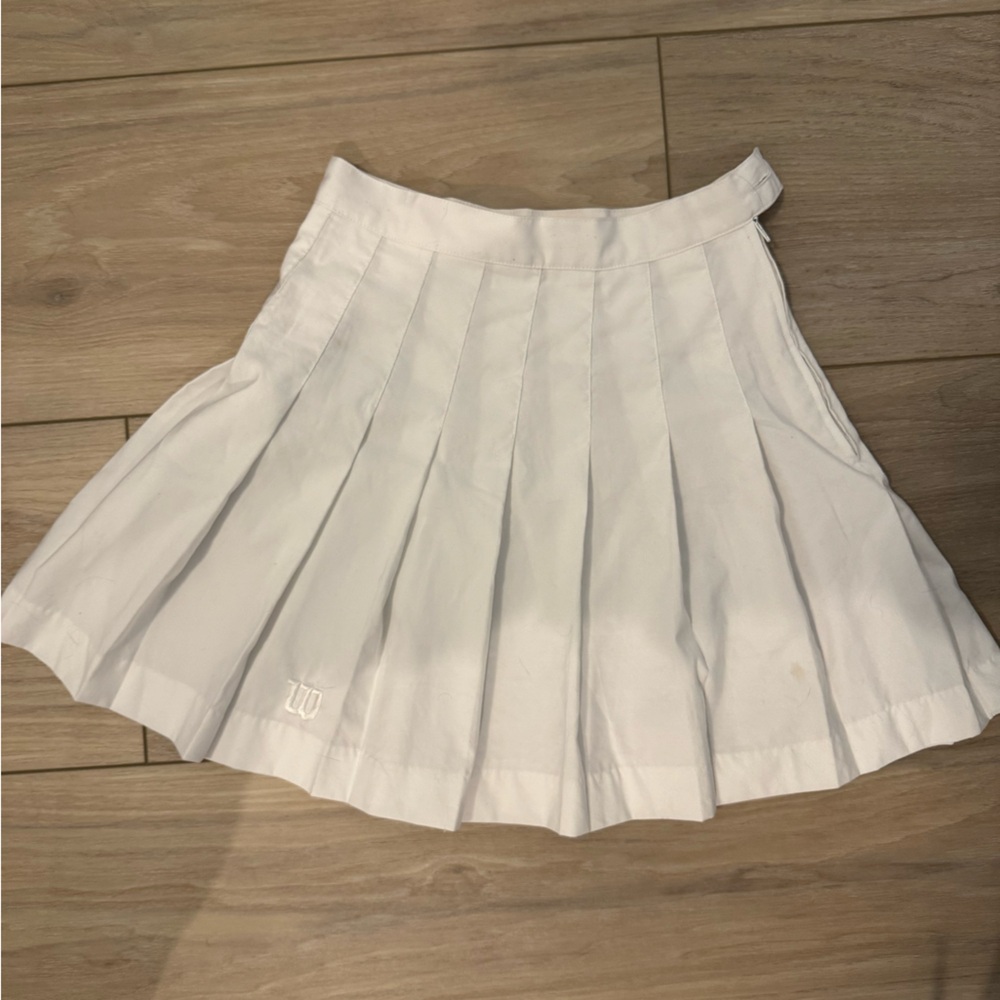 Wilson White Pleated Tennis Skirt